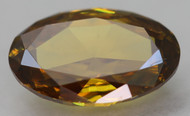 0.40 Carat Brown Yellow VVS2 Oval Rose Cut Natural Earth Mined Loose Diamond 6.28X4.20mm *360 REAL VIDEO & PICTURES