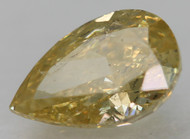 0.26 Carat Fancy Yellow SI2 Pear Shape Natural Earth Mined Loose Diamond 5.25X3.44mm *360 PROFESSIONAL VIDEO & PICTURES