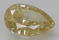 0.42 Carat Fancy Yellow SI2 Pear Shape Natural Earth Mined Loose Diamond For Ring 5.80X3.90mm *360 REAL VIDEO & PICTURES