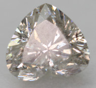 0.47 Carat Fancy Silver Heart Shape Natural Earth Mined Loose Diamond 5.14mm *360 PROFESSIONAL VIDEO & PICTURES