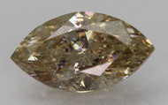 0.25 Carat Fancy Brown SI2 Marquise Natural Earth Mined Loose Diamond For Ring 6.00X3.2mm *360 REAL VIDEO & PICTURES