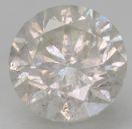 0.57 CARAT I COLOR SI2 ROUND BRILLIANT NATURAL EARTH MINED LOOSE DIAMOND FOR JEWELRY 5.16MM *360 REAL VIDEO & PICTURES