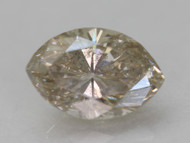 0.50 Carat Yellow Brown SI2 Marquise Natural Earth Mined Loose Diamond 6.20X4.15mm *360 PROFESSIONAL VIDEO & PICTURES