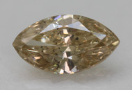 0.49 Carat Yellow Brown SI2 Marquise Natural Earth Mined Loose Diamond 7.45X4.20mm *360 PROFESSIONAL VIDEO & PICTURES