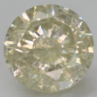 0.52 Carat Fancy Yellow Round Brilliant Natural Earth Mined Loose Diamond 5.15mm *360 PROFESSIONAL VIDEO & PICTURES