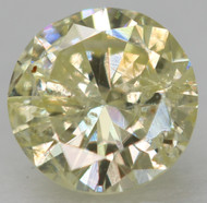 0.41 Carat Fancy Yellow Round Brilliant Natural Earth Mined Loose Diamond For Ring 4.84mm *360 REAL VIDEO & PICTURES