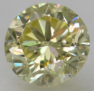 0.14 Carat Fancy Yellow SI1 Round Brilliant Natural Earth Mined Loose Diamond 3.29mm *360 PROFESSIONAL VIDEO & PICTURES