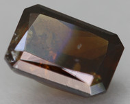 0.72 Carat Dark Brown Radiant Natural Earth Mined Loose Diamond For Ring 5.80X4.30mm *360 PROFESSIONAL VIDEO & PICTURES