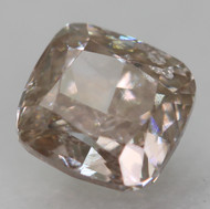 0.34 Carat Yellow Brown VS1 Cushion Natural Earth Mined Loose Diamond 4.00X3.90mm *360 PROFESSIONAL VIDEO & PICTURES