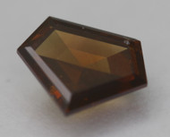 0.68 Carat Orangy Brown VS2 Diamond Shape Natural Earth Mined Loose Diamond 6.86X5.90mm *360 REAL VIDEO & PICTURES