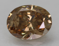 0.31 CARAT YELLOW BROWN VVS2 OVAL NATURAL EARTH MINED LOOSE DIAMOND 5.00X4.00MM *360 PROFESSIONAL VIDEO & PICTURES
