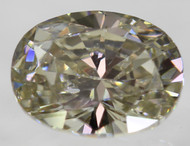 0.27 Carat Light Yellowish Brown SI2 Oval Natural Earth Mined Loose Diamond 4.86X3.24mm REAL IS RARE, REAL IS A DIAMOND
