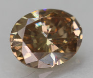 0.07 Carat Fancy Yellowish Brown VVS2 Oval Natural Earth Mined Loose Diamond 3.10X2.33mm REAL IS RARE, REAL IS A DIAMOND