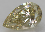 0.09 Carat Light Brownish Yellow Pear Shape Natural Earth Mined Loose Diamond 3.62X2.51mm REAL IS RARE, REAL IS DIAMOND