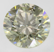 0.11 CARAT LIGHT GREEN SI2 ROUND BRILLIANT NATURAL EARTH MINED LOOSE DIAMOND 3.05MM REAL IS RARE, REAL IS A DIAMOND