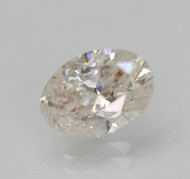 CERTIFIED 1.55 CARAT H COLOR OVAL NATURAL EARTH MINED LOOSE DIAMOND FOR RING 8.56X6.25MM  *360 REAL VIDEO & IMAGES