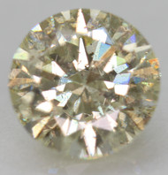 CERTIFIED 0.71 CARAT NATURAL FANCY YELLOW VS2 ROUND BRILLIANT EARTH MINED LOOSE DIAMOND 5.7MM  *360 REAL VIDEO & IMAGES