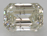 Certified 0.52 Carat H Color SI2 Emerald Natural Earth Mined Loose Diamond For Ring 5.37x3.93mm  *360 VIDEO & IMAGES