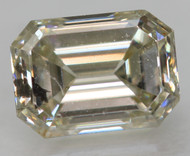 CERTIFIED 0.50 CARAT I COLOR SI2 EMERALD NATURAL EARTH MINED LOOSE DIAMOND FOR RING 4.99X3.62MM  *360 VIDEO & IMAGES