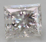 CERTIFIED 2.02 CARAT D COLOR SI2 PRINCESS NATURAL EARTH MINED LOOSE DIAMOND FOR RING 7.21X6.41MM  *360 VIDEO & IMAGES