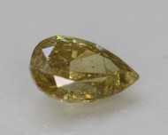 0.33 Carat Fancy Vivid Yellow Pear Shape Natural EARTH MINED Loose Diamond 5.59X3.56mm *360 PROFESSIONAL VIDEO & PICTURES
