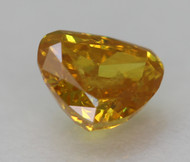 0.28 Carat Fancy Intense Orange SI2 Pear Shape Natural EARTH MINED Loose Diamond 4.37X3.68mm *360 REAL VIDEO & PICTURES