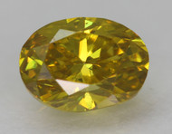 0.31 CARAT CANARY YELLOW VVS2 OVAL NATURAL EARTH MINED LOOSE DIAMOND 4.78X3.58MM *360 PROFESSIONAL VIDEO & PICTURES