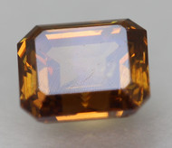 0.45 CARAT FANCY INTENSE BROWNISH ORANGE EMERALD NATURAL EARTH MINED LOOSE DIAMOND 4.48X4.11MM *360 VIDEO & PICTURES