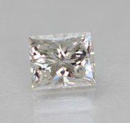 0.24 CARAT D COLOR VVS2 PRINCESS NATURAL EARTH MINED LOOSE DIAMOND FOR JEWLERY 3.82X3.21MM *360 REAL VIDEO & PICTURES