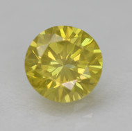 0.30 CARAT CANARY YELLOW VS2 ROUND BRILLIANT NATURAL EARTH MINED LOOSE DIAMOND 4.27MM *360 PROFESSIONAL VIDEO & PICTURES