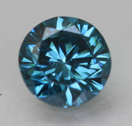 0.44 CARAT VIVID BLUE VS2 ROUND BRILLIANT NATURAL EARTH MINED LOOSE DIAMOND 4.71MM *360 PROFESSIONAL VIDEO & PICTURES