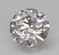 0.50 CARAT FANCY SILVER SI2 ROUND BRILLIANT NATURAL EARTH MINED LOOSE DIAMOND 5.08MM *360 PROFESSIONAL VIDEO & PICTURES