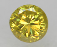 0.18 CARAT CANARY YELLOW VS1 ROUND BRILLIANT NATURAL EARTH MINED LOOSE DIAMOND 3.5MM *REAL IS RARE. REAL IS A DIAMOND