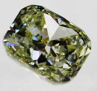 0.17 CARAT FANCY INTENSE YELLOW CUSHION NATURAL EARTH MINED LOOSE DIAMOND 3.23X2.85MM *REAL IS RARE. REAL IS A DIAMOND