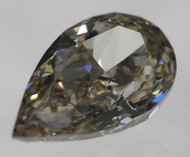 0.10 CARAT LIGHT BROWN SI1 PEAR SHAPE NATURAL EARTH MINED LOOSE DIAMOND 3.82X2.59MM *REAL IS RARE. REAL IS A DIAMOND