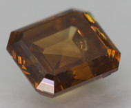 0.25 CARAT FANCY INTENSE BROWN VS1 EMERALD NATURAL EARTH MINED LOOSE DIAMOND 4.41X3.07MM *REAL IS RARE. REAL IS DIAMOND
