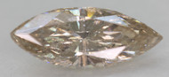CERTIFIED 0.75 CARAT LIGHT YELLOWISH BROWN VS2 MARQUISE EARTH MINED LOOSE DIAMOND 10.59X4.32MM  *360 REAL VIDEO & IMAGES