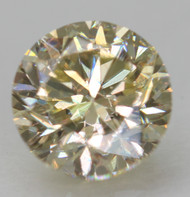 CERTIFIED 0.50 CARAT FANCY YELLOW VVS2 ROUND BRILLIANT NATURAL EARTH MINED LOOSE DIAMOND 4.84MM *360 VIDEO & IMAGES