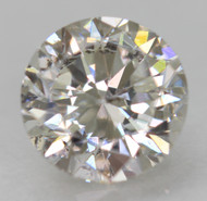 Certified 0.61 Carat E Color SI1 Round Brilliant Natural EARTH MINED Loose Diamond For Ring 5.32mm  *360 VIDEO & IMAGES