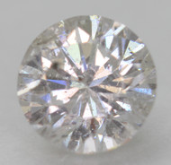 Certified 0.65 Carat D Color SI2 Round Brilliant Natural EARTH MINED Loose Diamond For Jewelry 5.4mm  *360 VIDEO & PICS