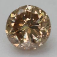 Certified 1.76 Carat Yellow Brown VS2 Round Brilliant Natural Earth Mined Loose Diamond 7.16mm  *360 REAL VIDEO & IMAGES