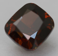 Certified 0.53 Carat Reddish Brown VS1 Cushion Natural Earth Mined Loose Diamond 4.53X4.21mm  *360 REAL VIDEO & IMAGES
