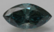 CERTIFIED 0.83 CARAT VIVID BLUE VS2 MARQUISE NATURAL EARTH MINED LOOSE DIAMOND 8.2X4.3MM  *360 REAL VIDEO & IMAGES