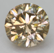 CERTIFIED 1.15 CARAT YELLOW BROWN VS1 ROUND BRILLIANT NATURAL EARTH MINED LOOSE DIAMOND 6.81MM *360 REAL VIDEO & IMAGES