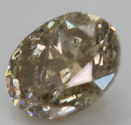 CERTIFIED 2.11 CARAT YELLOW BROWN SI1 OVAL NATURAL EARTH MINED LOOSE DIAMOND 8.66X6.95MM  *360 REAL VIDEO & IMAGES