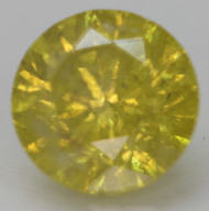 CERTIFIED 1.58 CARAT CANARY YELLOW SI3 ROUND BRILLIANT NATURAL EARTH MINED DIAMOND FOR RING 7.17MM  *360 VIDEO & PICS