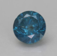 CERTIFIED 1.60 CARAT VIVID BLUE SI2 ROUND BRILLIANT NATURAL EARTH MINED LOOSE DIAMOND 7.19MM  *360 REAL VIDEO & IMAGES