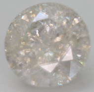 1.76 CARAT F COLOR ROUND BRILLIANT NATURAL EARTH MINED LOOSE DIAMOND FOR JEWELRY 7.66MM *360 REAL VIDEO & PICTURES