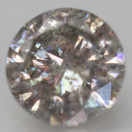0.80 CARAT FANCY SILVER SI2 ROUND BRILLIANT NATURAL EARTH MINED LOOSE DIAMOND 6.07MM *360 PROFESSIONAL VIDEO & PICTURES