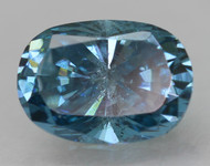 0.45 CARAT FANCY VIVID BLUE VS2 OVAL NATURAL EARTH MINED LOOSE DIAMOND 5.62X4.02MM *360 PROFESSIONAL VIDEO & PICTURES